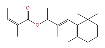 Methyl-beta-(E)-ionyl (Z)-2-methyl-2-butenoate